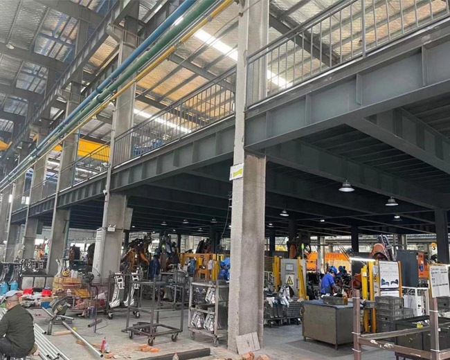 安徽强龙工业有限公司钢结构平台项目